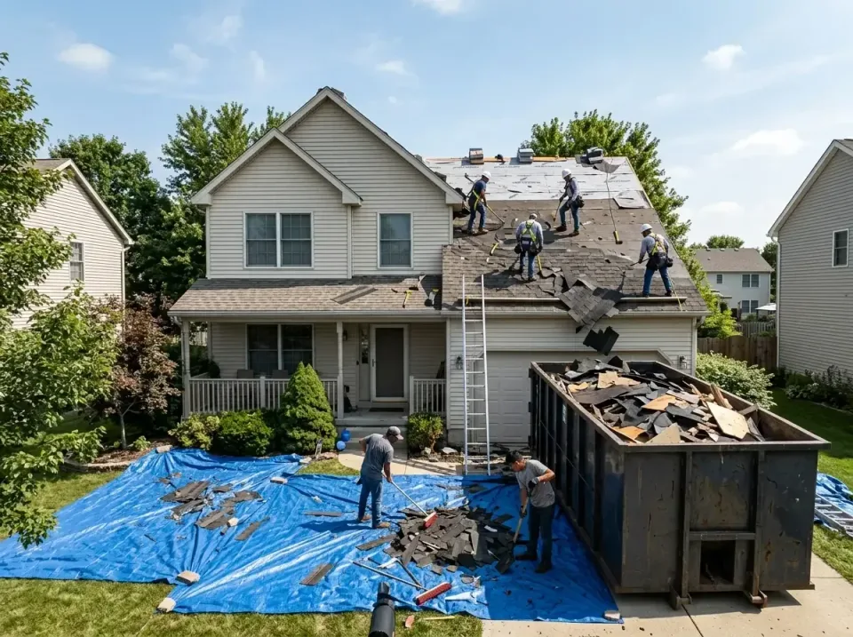 roof-replacement-debris-remova-004 — frequently asked questions, Cheapest Dumpster Rentals in Belleair Bluffs, FL